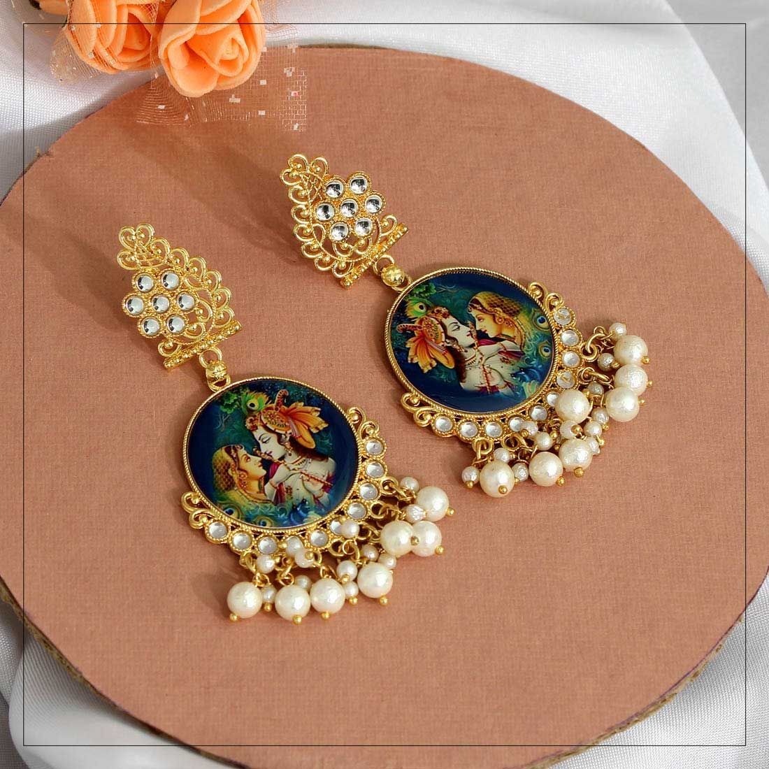 Pendientes Radha Krishna